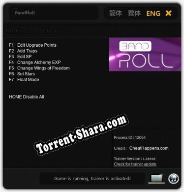 BandRoll: Трейнер +7 [v1.6]