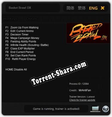 Basket Brawl DX: Трейнер +10 [v1.2]