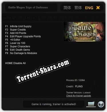 Battle Mages Sign of Darkness: Читы, Трейнер +9 [FLiNG]