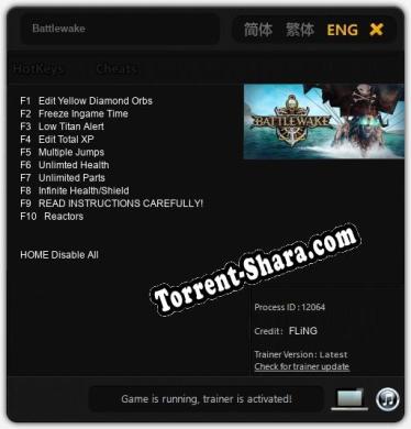 Battlewake: Читы, Трейнер +10 [FLiNG]