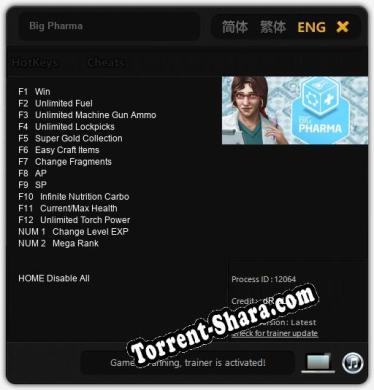 Big Pharma: Трейнер +14 [v1.8]