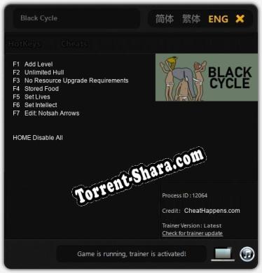 Трейнер для Black Cycle [v1.0.6]