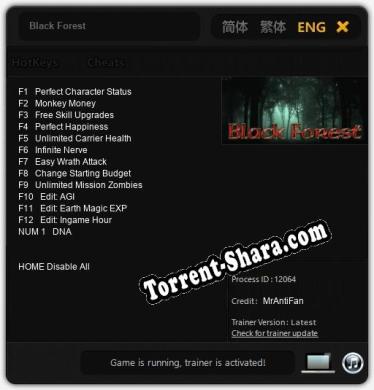Black Forest: Трейнер +13 [v1.7]
