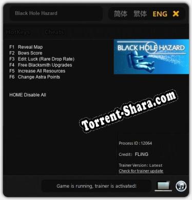 Black Hole Hazard: Читы, Трейнер +6 [FLiNG]