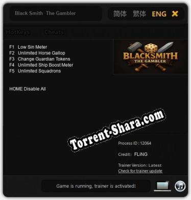 Black Smith  The Gambler: Читы, Трейнер +5 [FLiNG]