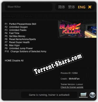 Blast Killer: Трейнер +10 [v1.2]