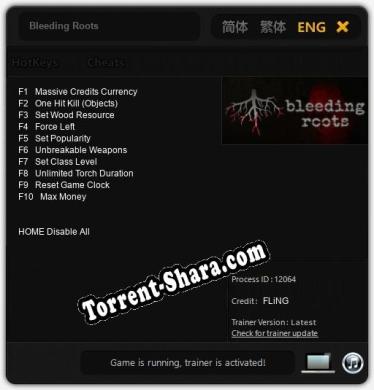 Bleeding Roots: Читы, Трейнер +10 [FLiNG]