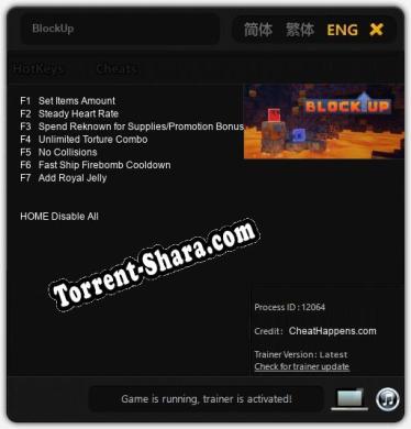 BlockUp: ТРЕЙНЕР И ЧИТЫ (V1.0.13)