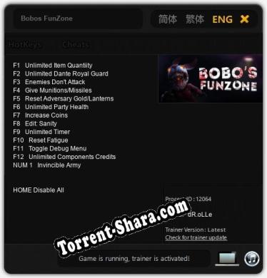 Bobos FunZone: ТРЕЙНЕР И ЧИТЫ (V1.0.93)