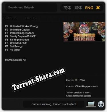 Bookbound Brigade: Читы, Трейнер +8 [CheatHappens.com]