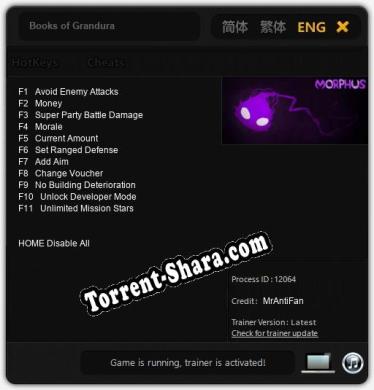Books of Grandura: Трейнер +11 [v1.7]