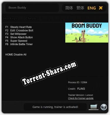 Boom Buddy: Читы, Трейнер +6 [FLiNG]