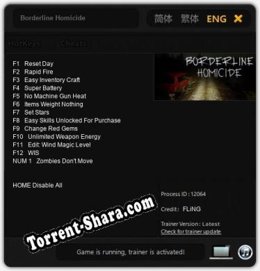 Borderline Homicide: Трейнер +13 [v1.3]