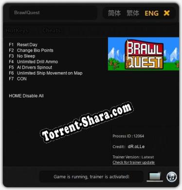 BrawlQuest: Трейнер +7 [v1.7]