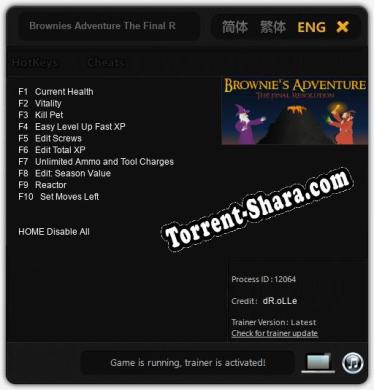 Brownies Adventure The Final Resolution: Читы, Трейнер +10 [dR.oLLe]