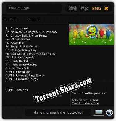Bubble Jungle: ТРЕЙНЕР И ЧИТЫ (V1.0.92)