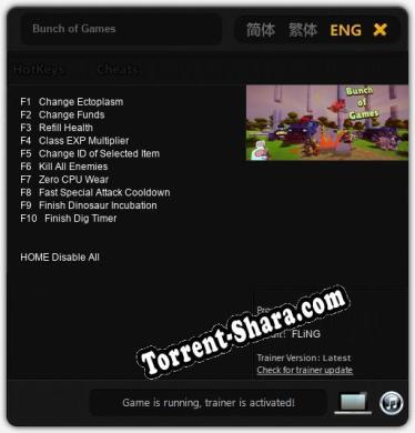 Трейнер для Bunch of Games [v1.0.8]