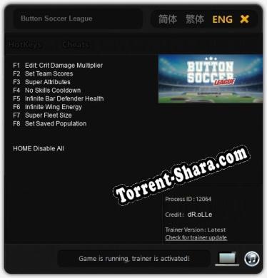 Button Soccer League: ТРЕЙНЕР И ЧИТЫ (V1.0.27)