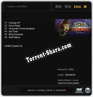 Cabals Card Blitz: Трейнер +6 [v1.7]