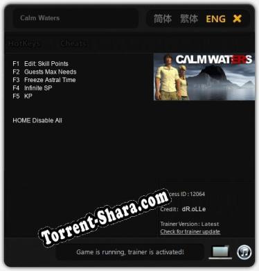 Calm Waters: Трейнер +5 [v1.9]