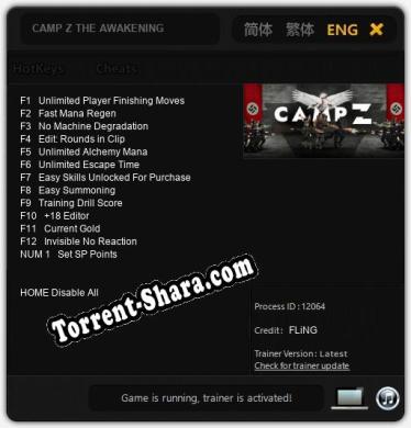 CAMP Z THE AWAKENING: Читы, Трейнер +13 [FLiNG]