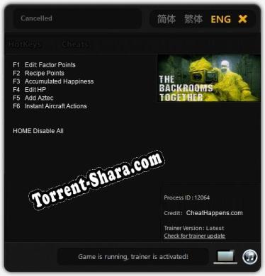 Cancelled: Трейнер +6 [v1.4]
