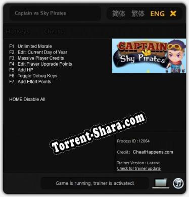 Captain vs Sky Pirates: Читы, Трейнер +7 [CheatHappens.com]