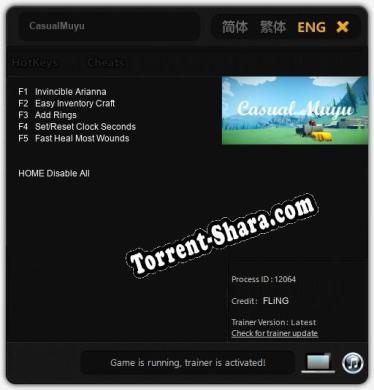 CasualMuyu: Трейнер +5 [v1.5]