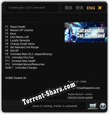 Catastrophic Cat Command: Трейнер +13 [v1.6]