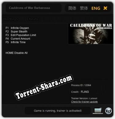 Cauldrons of War Barbarossa: Трейнер +5 [v1.2]