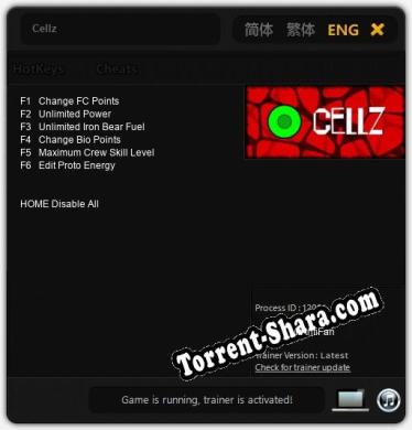 Cellz: ТРЕЙНЕР И ЧИТЫ (V1.0.33)