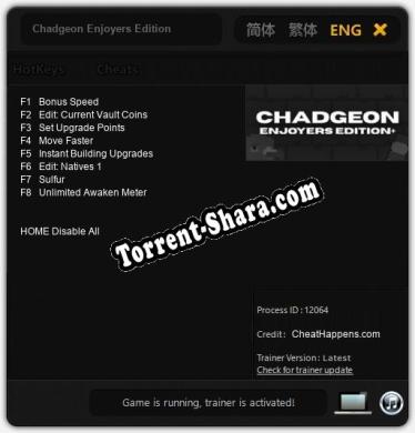 Chadgeon Enjoyers Edition: Читы, Трейнер +8 [CheatHappens.com]