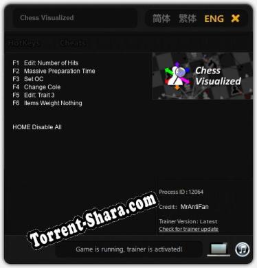 Chess Visualized: Читы, Трейнер +6 [MrAntiFan]