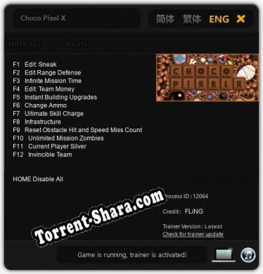 Choco Pixel X: Трейнер +12 [v1.6]