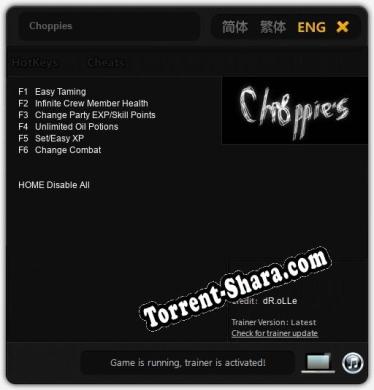 Choppies: Читы, Трейнер +6 [dR.oLLe]
