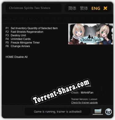 Christmas Spirits Two Sisters in Feud: Трейнер +6 [v1.9]