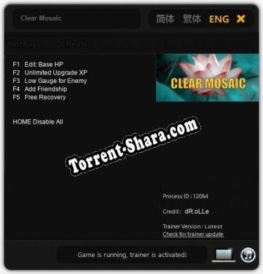 Clear Mosaic: Читы, Трейнер +5 [dR.oLLe]