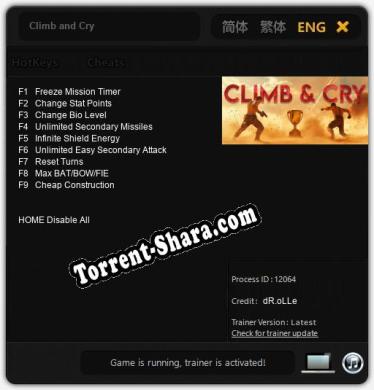 Трейнер для Climb and Cry [v1.0.7]
