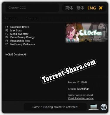 Clocker 铸时匠: Трейнер +6 [v1.7]