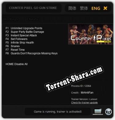 COUNTER PIXEL GO GUN STRIKE: ТРЕЙНЕР И ЧИТЫ (V1.0.42)