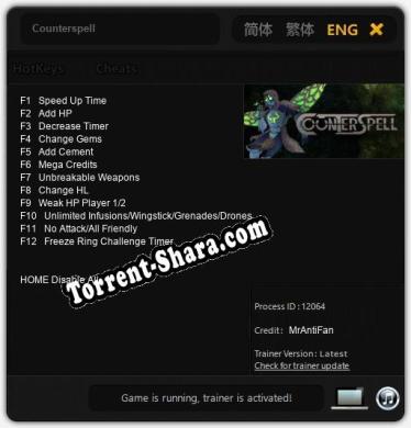Counterspell: Трейнер +12 [v1.3]