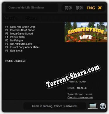 Countryside Life Simulator: ТРЕЙНЕР И ЧИТЫ (V1.0.90)