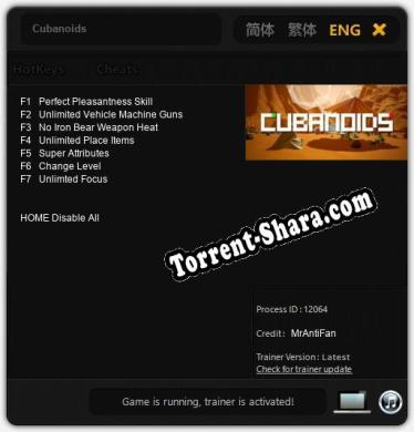 Cubanoids: Читы, Трейнер +7 [MrAntiFan]