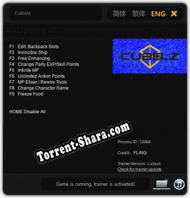 Трейнер для Cubelz [v1.0.2]
