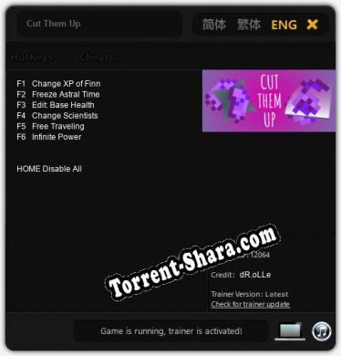 Cut Them Up: ТРЕЙНЕР И ЧИТЫ (V1.0.5)