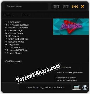Трейнер для Darkest Wave [v1.0.8]