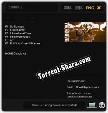 DARKFALL: Трейнер +6 [v1.4]