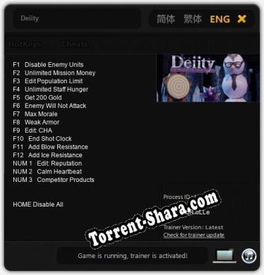 Трейнер для Deiity [v1.0.1]