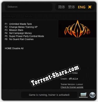 Трейнер для Dekaron [v1.0.3]