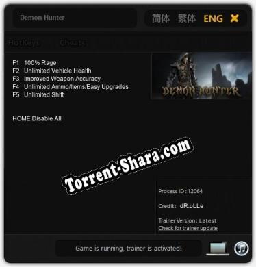 Demon Hunter: Трейнер +5 [v1.8]